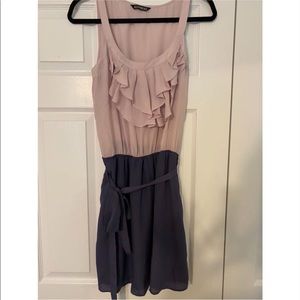 Spaghetti-Strap Front Ruffle Dress